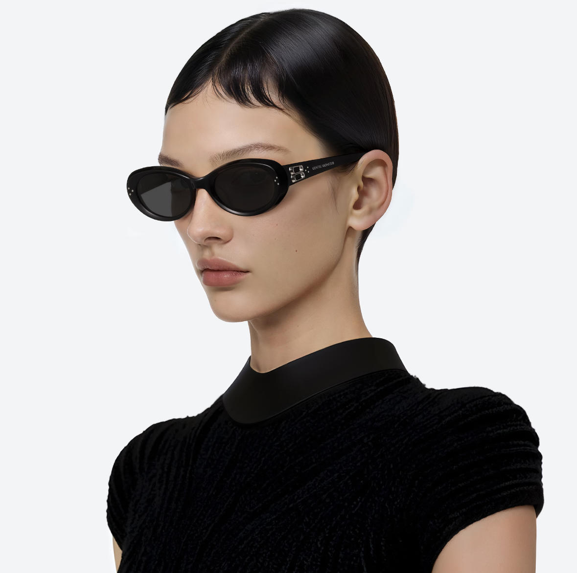 GentleMonster Cocoa 01 Sunglasses Black Frame Black Lenses | eBay