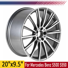 Grey Rear 20x9.5 Multispoke Amg Style Rims Wheels Fits Mercedes Benz S500 S550