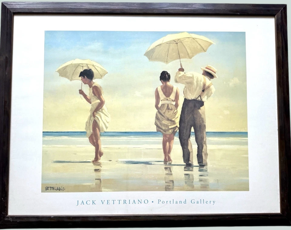 Portland Gallery Jack Vettriano Mad Dogs Framed Large fine art print - Image 4 of 4