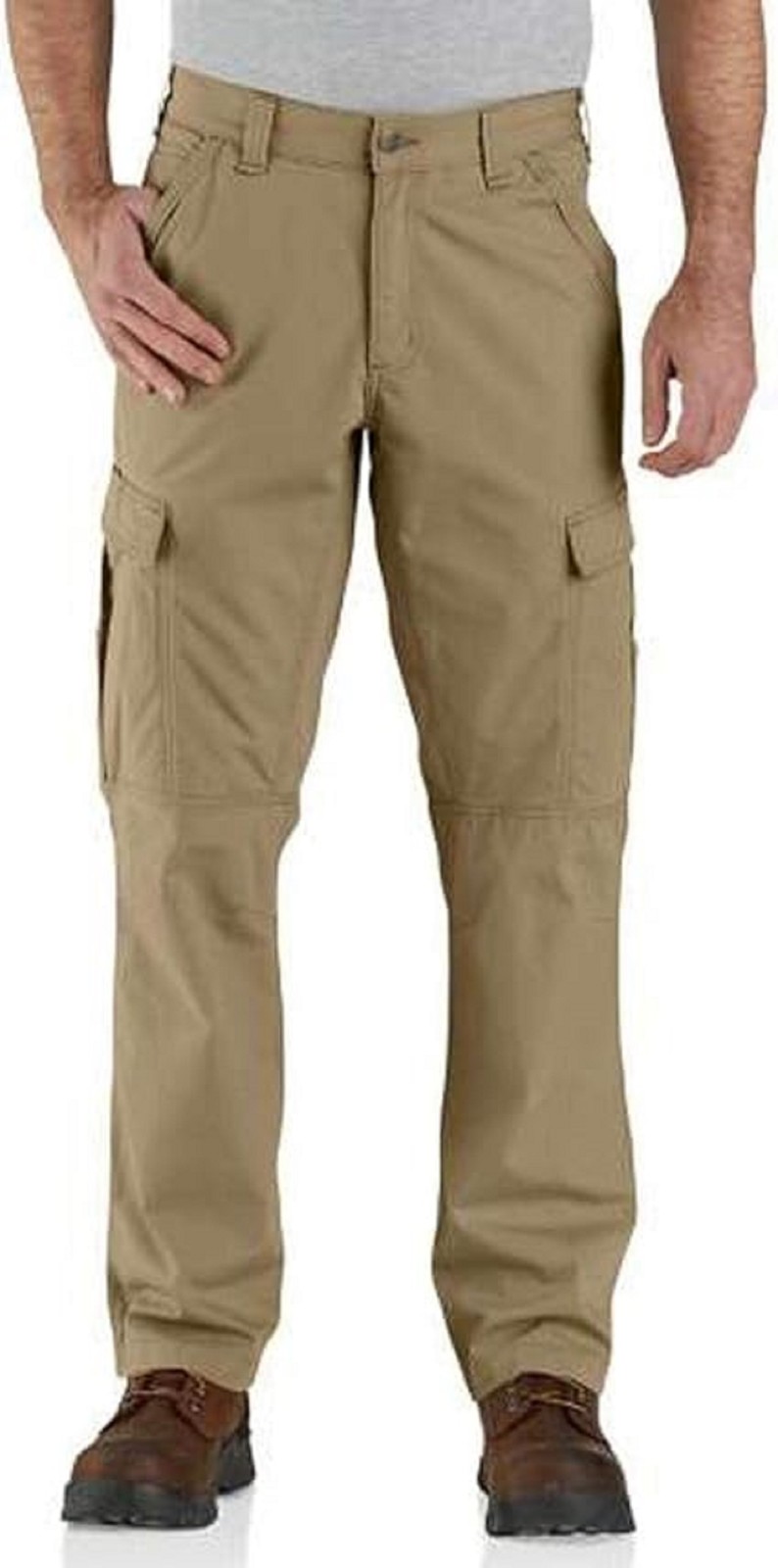 Carhartt 104200-DKH Force Relaxed Fit Ripstop Cargo Work Pants for Men - Dark 9890₽
