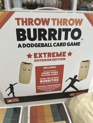 Throw Throw Burrito Extreme Outdoor Edition by Exploding Kittens - 2-6 Players