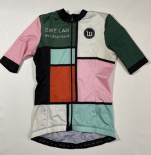 Wattie Ink Women's Triathlon Top Small Aero BikeLaw Graphic Theme