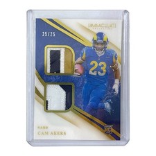 PANINI NFL Card IMMACULATE COLLECTION CAM AKERS RAMS 25/25 #DJ12 Free Shipping