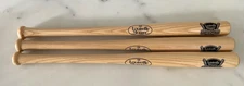 3X Louisville Slugger 125 Authentic Museum & Factory 18" Wood Mini Baseball Bat