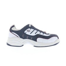 Dexter Leroy B2408-8 Mens White Leather Lace Up Athletic Bowling Shoes 8