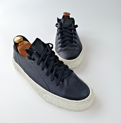 BRUSQUE Leather Men's Casual Black Sneaker Shoe Size 10.5