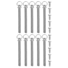 10 Set Shaft Rivets and Nuts Hand Fan Repair Accessory Decorative