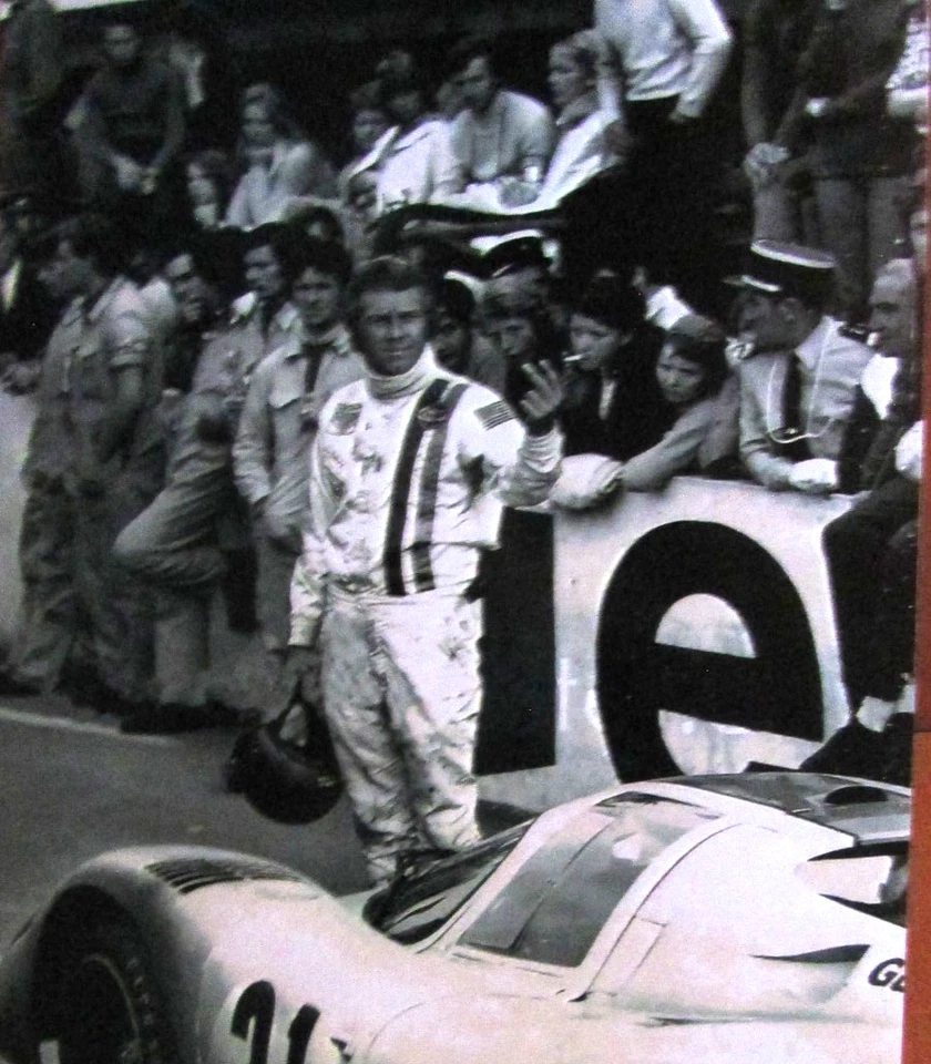 Coche de carreras Porsche 917 Gulf 1:18 S. McQueen en "LeMans" 3 fotos de películas incluidas Foto 4 de 4