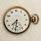 Antique 1918 ELGIN POCKET WATCH GF 20yr Grade 301 Model2 12s 7j Runs Side Winder