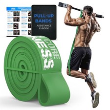 Pull Up Assistance Resistance Bands - Long Loop Power Bands for Men 8 Green