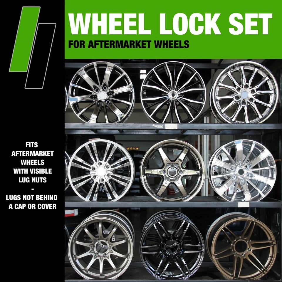 Cerraduras de rueda cromadas compatibles con Chevrolet Blazer 1969-1972 | Llantas de repuesto Foto 2 de 4