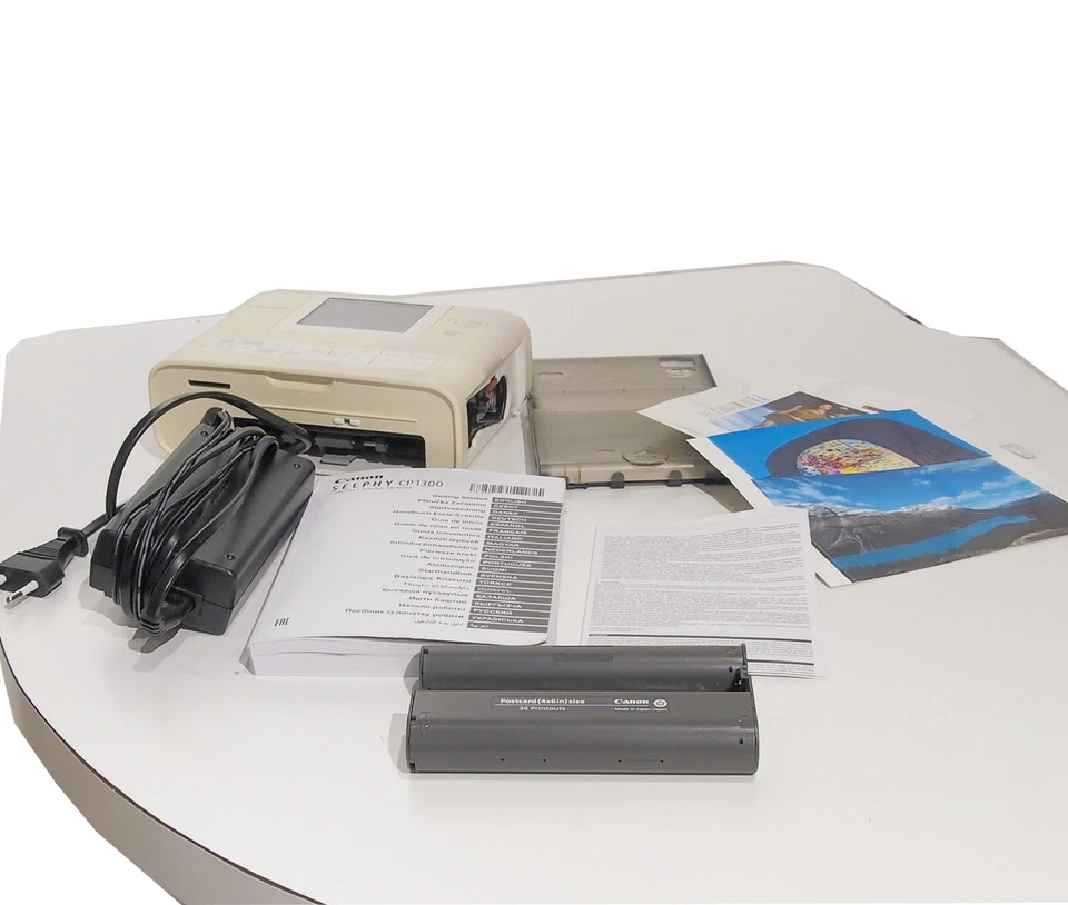 Stampante Foto Canon Selphy CP1300 Sublimazione USB SD WiFi PictBri Revisionato - Immagine 4 di 4