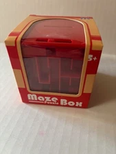 Maze Puzzle Box Bank  Red