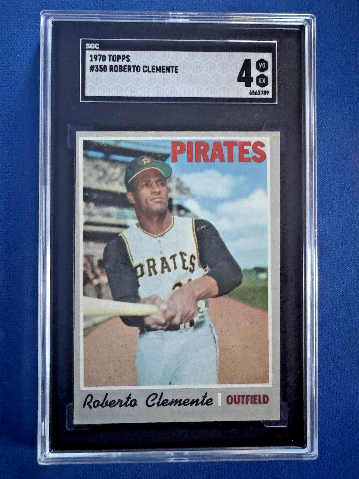 1970 Topps - Roberto Clemente #350 - New Grading! SGC 4