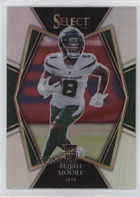 2021 Panini Select Premier Level Silver Prizm Elijah Moore #156 12fr