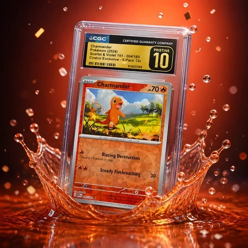 2024 Pokemon Scarlet & Violet 151 Costco Exclusive Charmander #4 CGC 10 PRISTINE