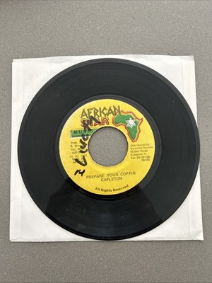 Capleton - Prepare Your Coffin 45 Made In Jamaica African Star