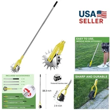 Professional Manual Edger Tool - 3 Adjustable Heights for Effortless Lawn Care