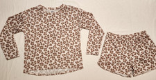 Gap Kids Pajamas Girls Set of 2 - Long Sleeve Shirt and Shorts - Size 10