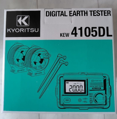 KYORITSU KEW 4105DL Earth Tester Digital Ground Resistance Meter Japan NEW