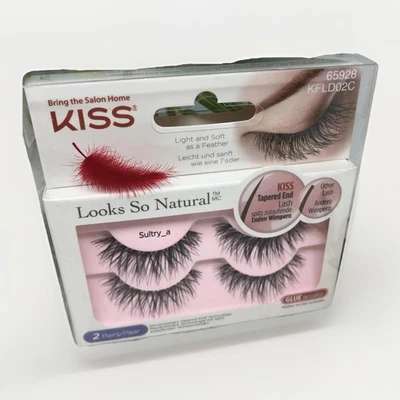 KISS Look So Natural Künstliche Wimpern Lashes 65928 Sultry Doppelpack 2er Pack