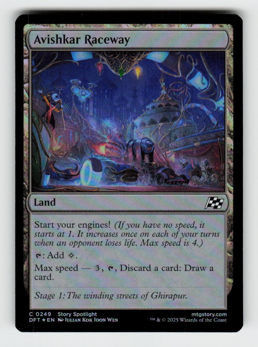 Avishkar Raceway 249 Common Aetherdrift Magic: The Gathering Foil Near Mint