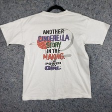 Vintage Coed Sportswear Power of a Girl Basketball T-Shirt XL White USA Made