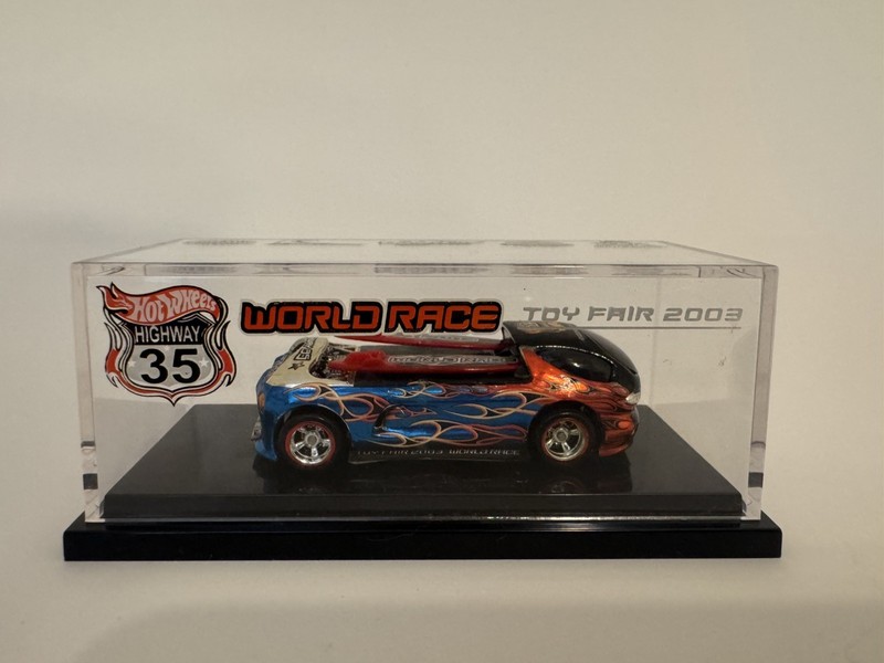 HOT WHEELS HIGHWAY 35 WORLD RACE ACCELERACERS Deora II 2003 Toy Fair