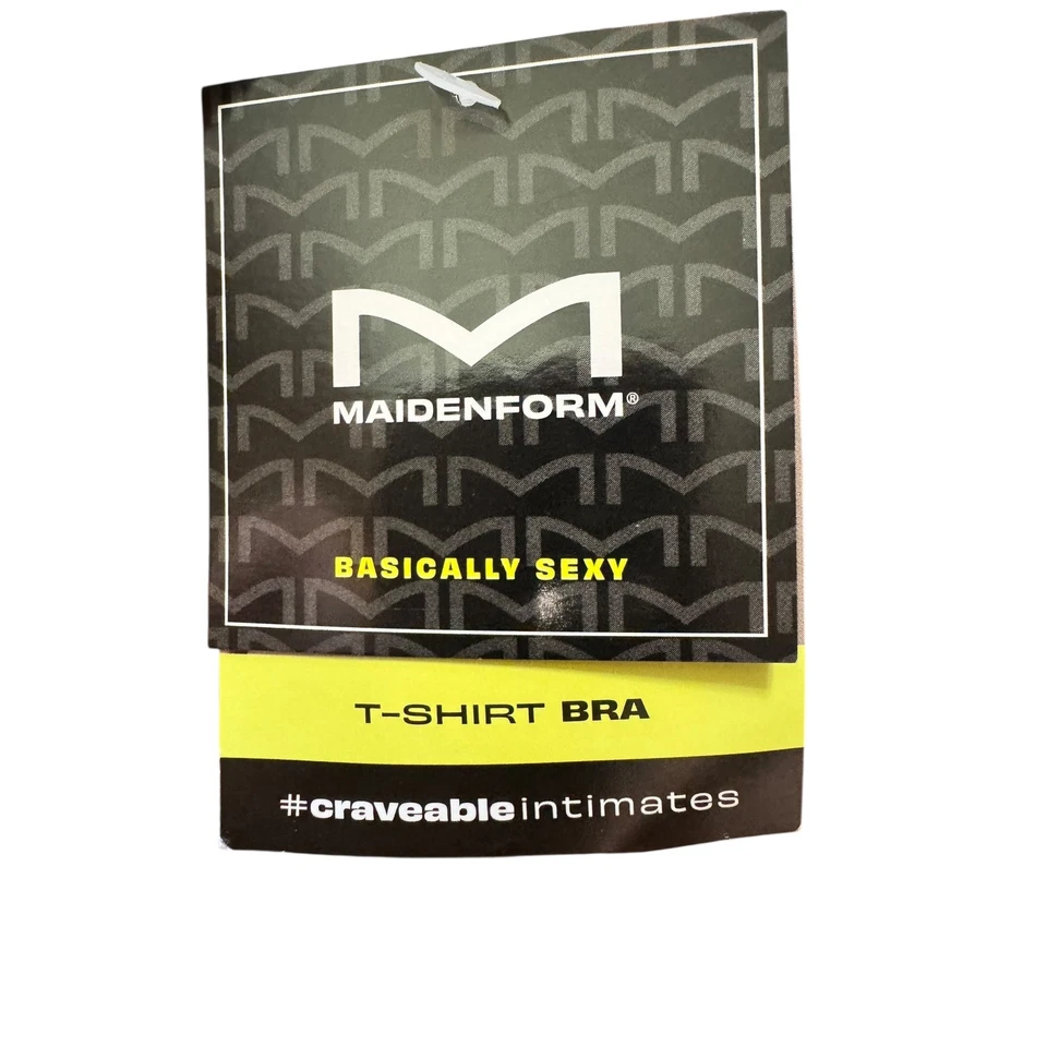 Sutiã Maidenform Basicamente Sexy Camiseta Branco 38DD Underwire Cobertura Total - Imagem 2 de 4