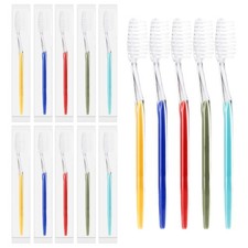 200 Packs Disposable Toothbrushes Individually Wrapped, Medium Soft Bristle T...