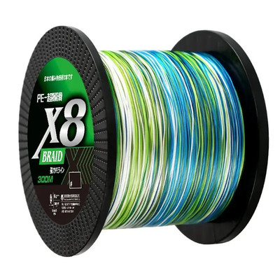 8 Stränge PE Geflochtene Angelschnur 500M-3000M Super Stark Multifilament