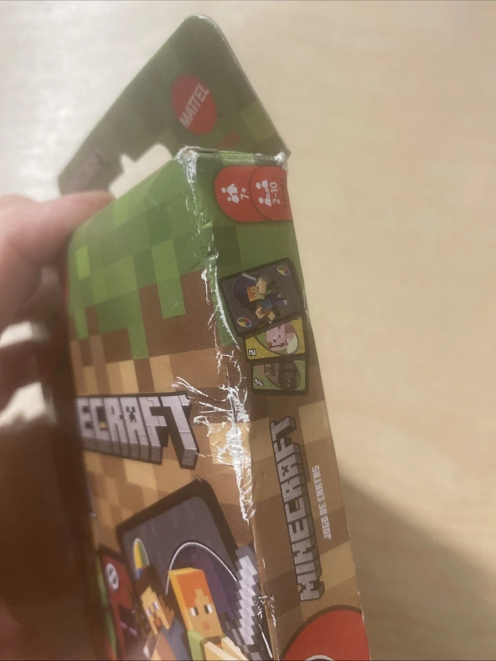 UNO Minecraft Card Game Family Fun, Box Is Damaged (LW) - Image 4 of 4