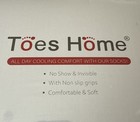 5 Pair-Beige Toes Home Ultra Low Cut Liner Socks Women No Show Hidden Invisible — photo 3