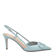 Valentino VLogo Patent Slingback Pumps