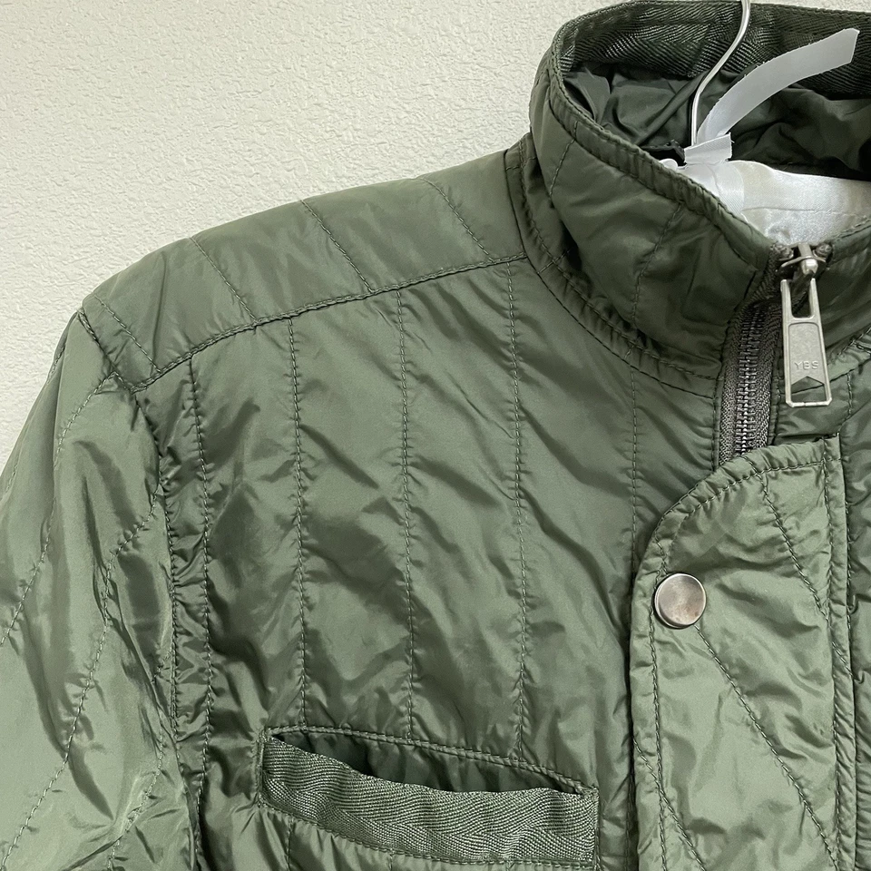 标准布 S 码女式夹克橄榄绿色城市服装绗缝 — 第 2/4 张图片