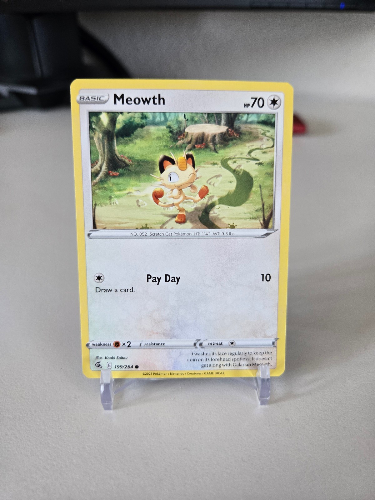 Meowth 199/264 Fusion Strike Common