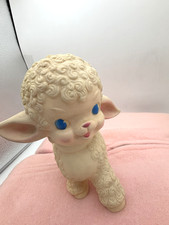 1955 Vintage Sun Rubber Co. White Rubber Lamb...