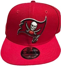 NWT New Era Tampa Bay Buccaneers T/C SnapBack Hat Red FREE SHIPPING!