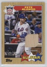 2022 Series 2 1987 Topps Baseball All-Star Relics Pete Alonso #87ASR-PA 1sl1