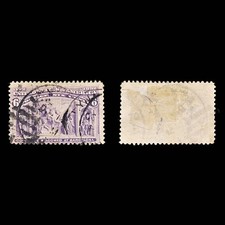 9191: USA SG240 6c Dull purple 1893 Sc#235 Mi78 Used C£23