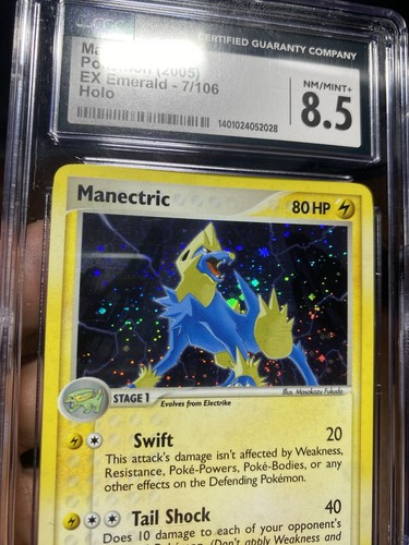Manectric graded CGC 8.5 for sale on eBay