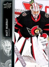 2021-22 Upper Deck Series 2 Matt Murray Ottawa Senators #376 NHL Hockey Card ...