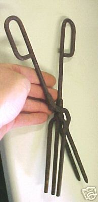 A9 RARE Primitive Hair Curling Iron irons Scissor LOOK - Picture 1 of 1