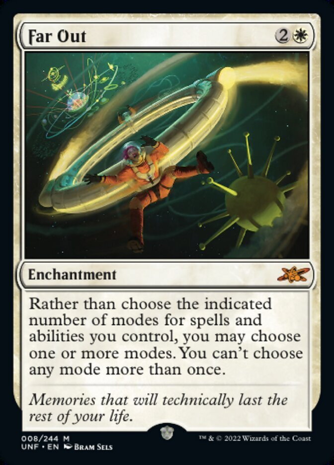 Magic the Gathering (mtg): UNF: Far Out - Mythic - Foil