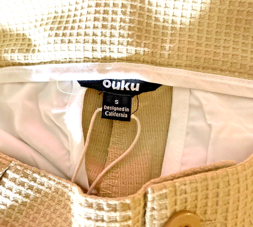 Men’s Golf Pants Ouku Stretch 31x39 Beige Straight Leg Comfortable Lightweight - Picture 8 of 11