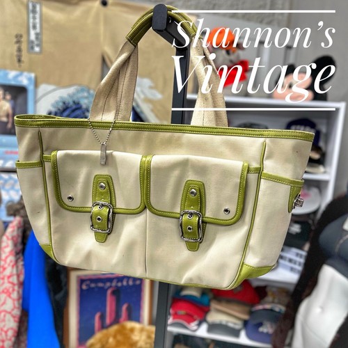 Coach Hampton Vintage double buckle tote bag.
