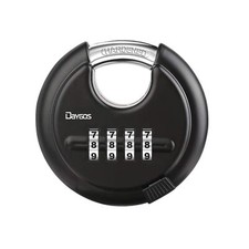 Combination Disc Padlocks For Outdoor Heavy Duty 4 Digit Code Lock Combo Discus