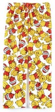 DISNEY Womens 3X Licensed Plush Pajama Lounge Pants - Winnie the Pooh honey pot