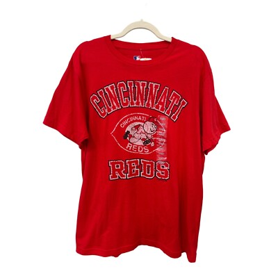 Genuine Merchandise Cincinnati Reds T-Shirt Men's L National League MLB Red  NEW