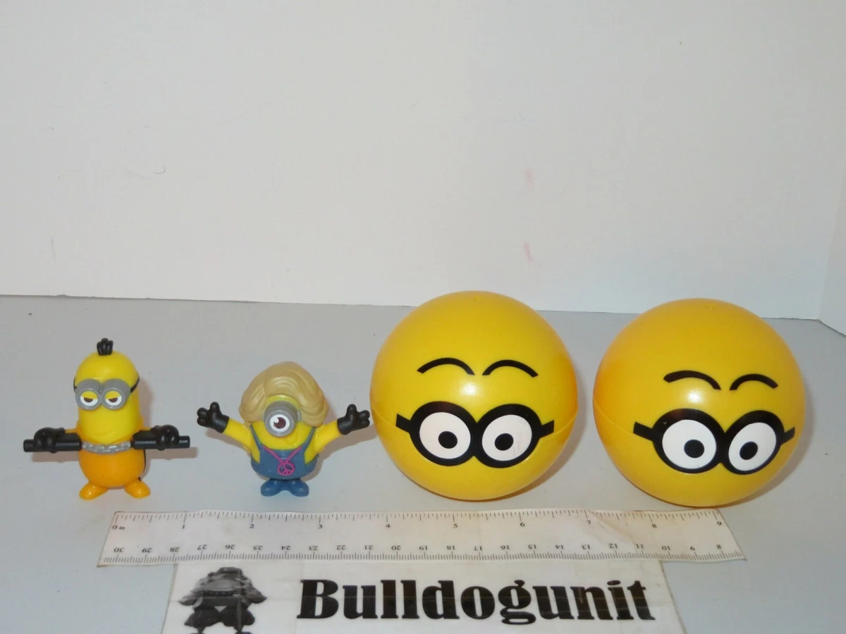 Lote de 2 juguetes Minions Rise of Gru McDonalds Happy Meal Despicable 2019